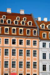 Fototapeta na wymiar Altstadthäuser Dresden