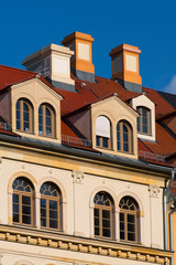 Obraz premium Altstadthäuser Dresden