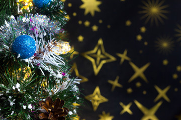 Christmas Time - Christmas Tree and snow.