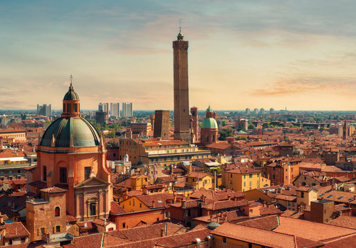 cityscape of Bologna