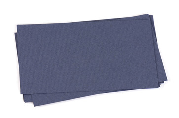 Mock up of blank business cards fan stack. Identity design, corporate templates, company style, blank business cards isolated on white background.