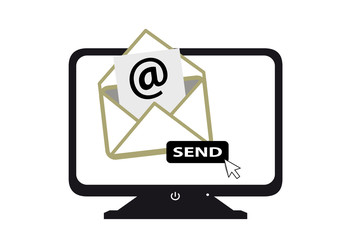 Computer Marketing Envelope Email Send