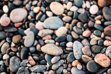 Pebbles on the beach
