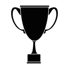 trophy cup award icon vector illustration design