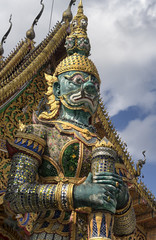 Fototapeta na wymiar Temple statue Chiang Rai Thailand