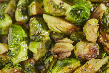 Brussels Sprouts sauteed in duck fat
