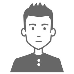 young man avatar character vector illustration design