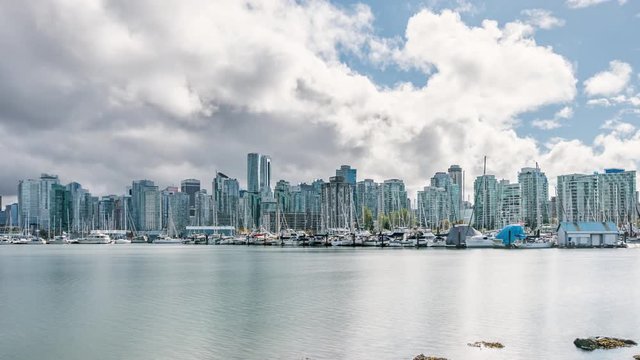 4K Timelapse Sequence of Vancouver, Canada - The Harbourfront
