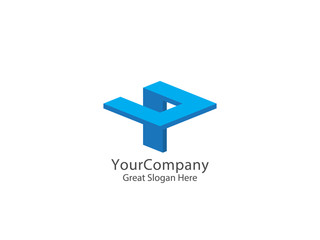 Abstract letter U and P Logo Icon. beam block logo Template Vector Illustration