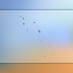 Tuvalu map. Blurred background with silhouette of Tuvalu map. Vector silhouette of Tuvalu map