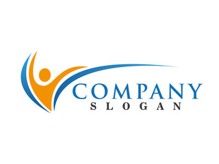 healthy wellness fitness beauty care yoga logo