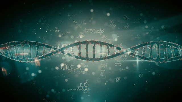 Great futuristic looped background with visual effects and animation. Perfect for background or individual elements in medical and scientific projects, presentations and research projects.