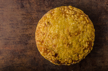 Fototapeta premium Cheese bread in oven