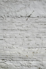 white brick wall background or texture
