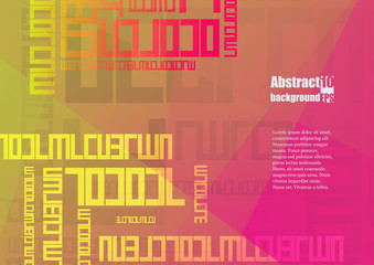 Abstract background with geometric pattern. Eps10 Vector illustration