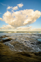 Clouds reflected in San Diego