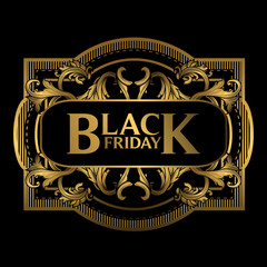 Black Friday Ornament Design