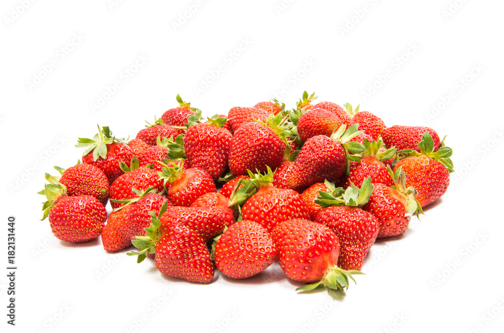 Sticker strawberry isolated