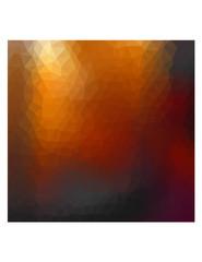 Multicolor red and yellow triangles.