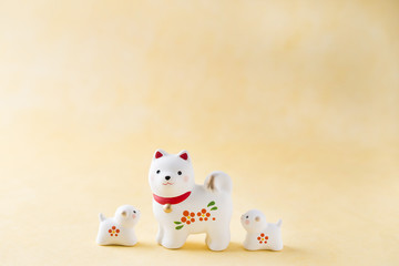 戌年の年賀素材