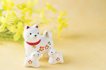 戌年の年賀素材