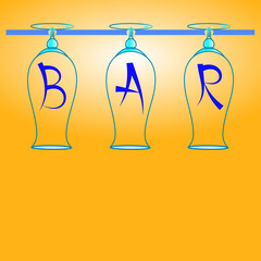 bar simple poster 