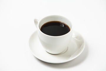 A cup of Coffee on a white background