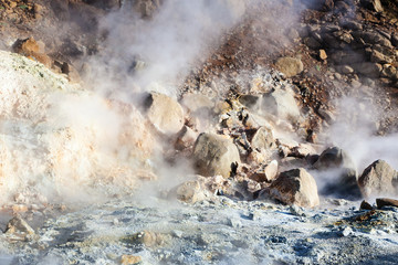 mudpot in Krysuvik area, Iceland