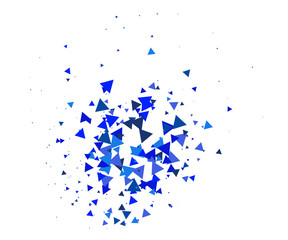 Broken Glass or Ice Explosion Vector Illustration. Bursting particles, boom, blast, bang, atomic energy, moving galaxy comic illustration. Grunge broken glass shatter fragments. Ice explosion effect