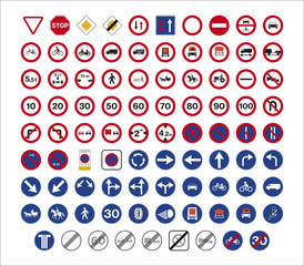 spanish regulation traffic signs