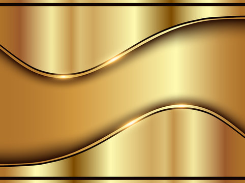 Abstract business background, elegant  gold 