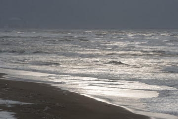 冬の日本海 / 北海道 石狩市