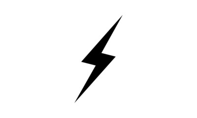 Lightning Bolt Icon. 