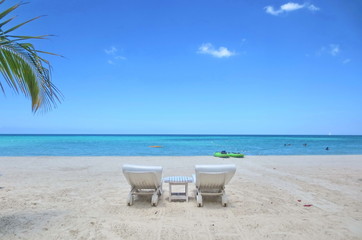 Beach in Negril, Jamaica