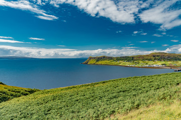 Fototapeta na wymiar wild nature on the Isle of Skye in Scotland England