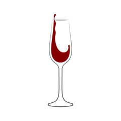 wine glass glass vector
