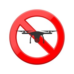 No Drone symbol, No drone zone