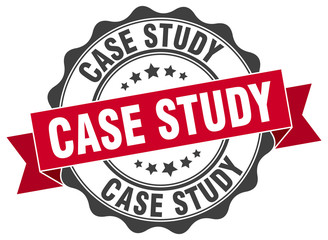 case study stamp. sign. seal