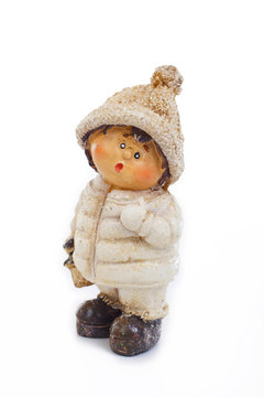 Cute christmas figurine winter edition.