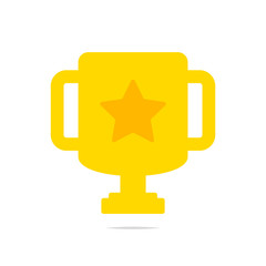 Trophy icon vector