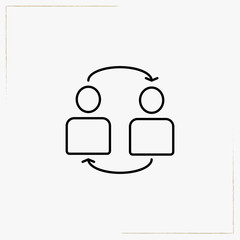 communication line icon