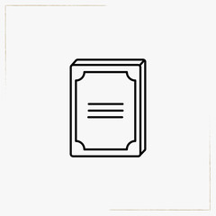 book line icon