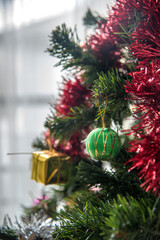 Christmas and Happy new year concept with gift boxes and christmas festive decorations. Happy time in long weekend Holiday