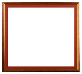 Obraz premium Antique frame isolated on white background