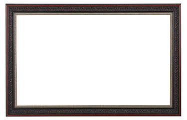 Antique frame isolated on white background