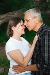 Fototapeta premium Romantic walk through the woods