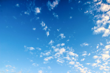 Fototapeta na wymiar Sky clouds are ideal for enhancing business aspirations.