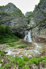 Gegsky waterfall in the forest