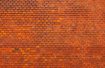 Fototapeta na wymiar red brick wall texture