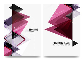 Fototapeta na wymiar Business brochure cover layout, flyer a4 template